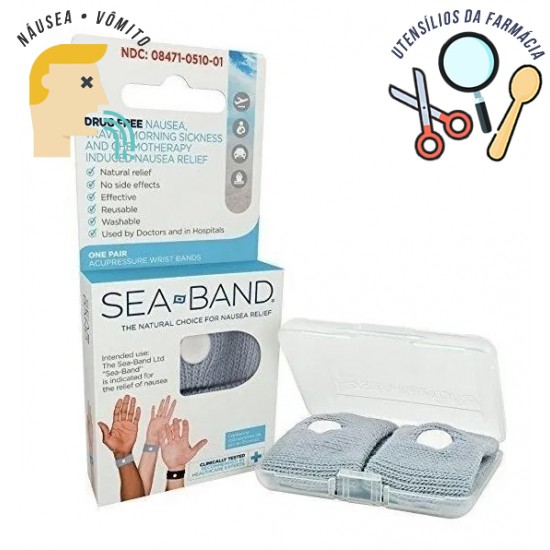 Pulseira anti Enjôos  Sea-band adulto